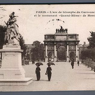 Cartes Champs Elysees Arch de Triomphe